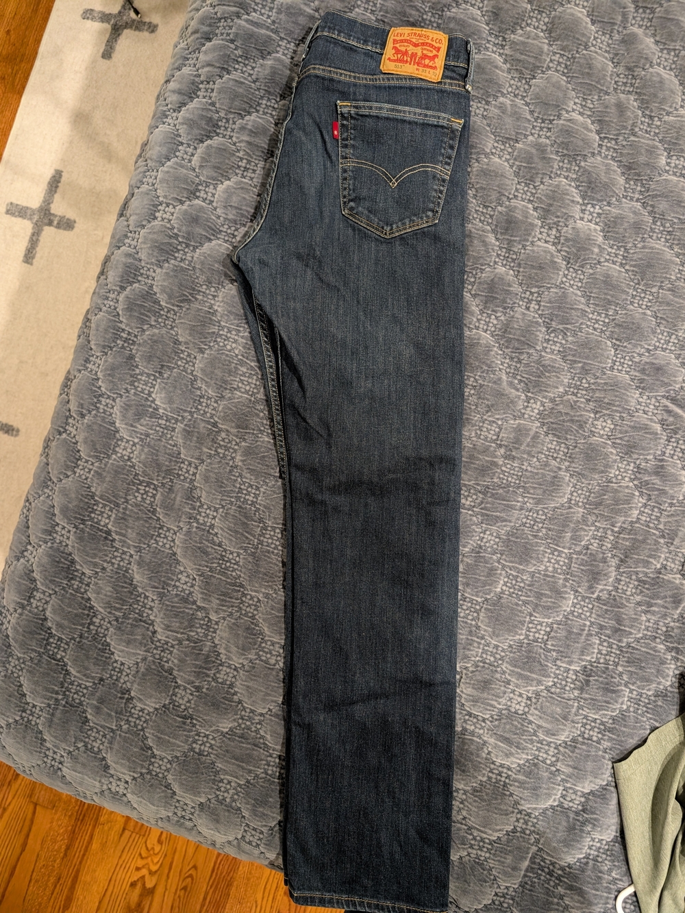 Levi's Men's Dark Indigo Slim Straight Jeans